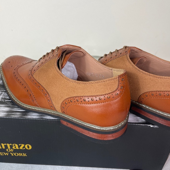 Parrazo Men’s Cognac Wingtips size 10.5 main image 9